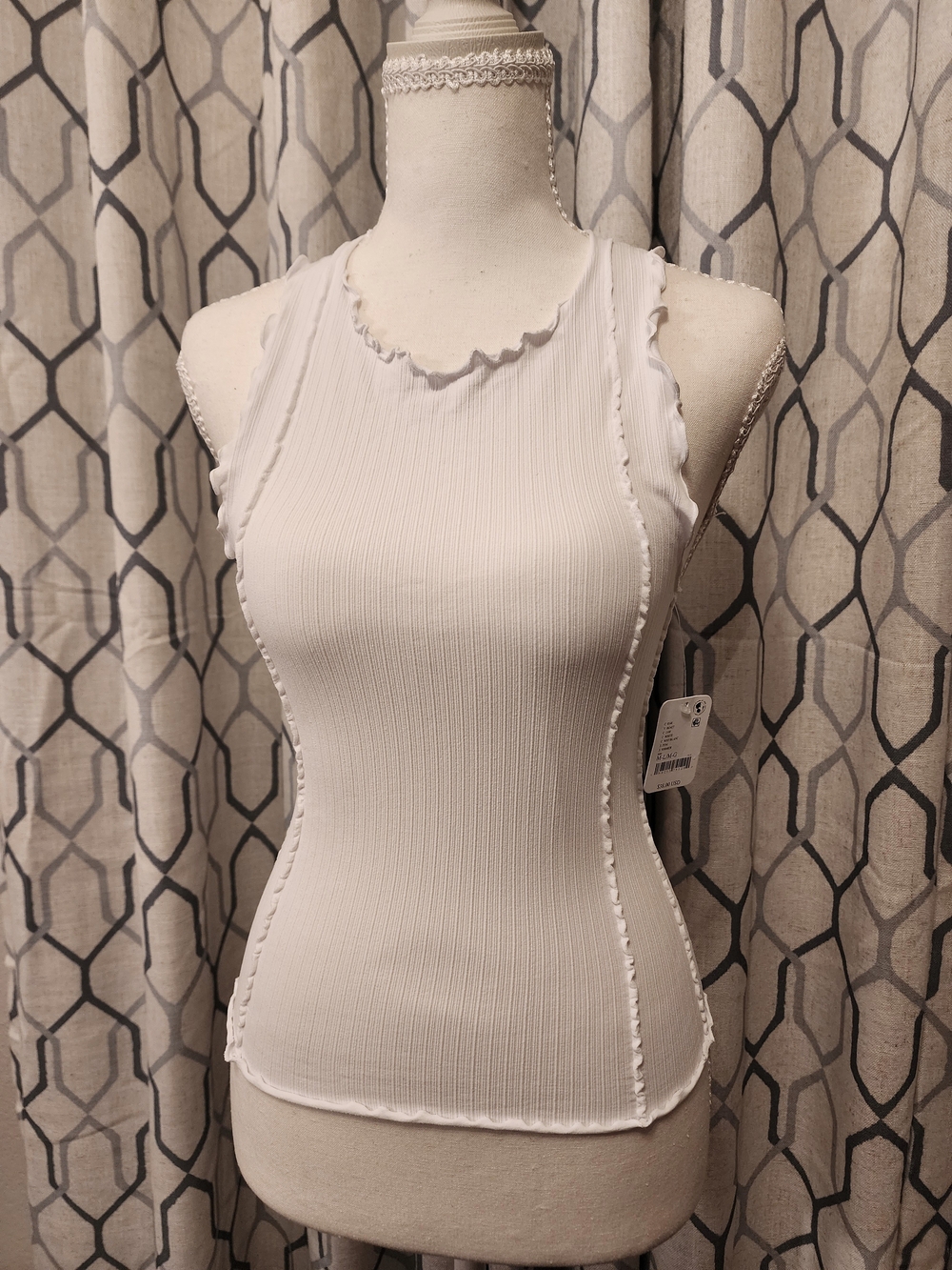NWT Free People Better This Way Tank Top White/Blanc XS/S - Picture 8 of 8